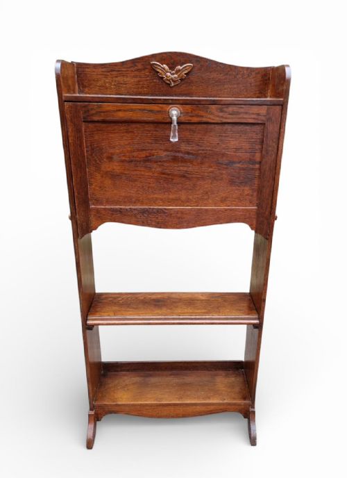 VINTAGE OAK WRITING BUREAU C1920 - ADDITIONAL PHOTO 1