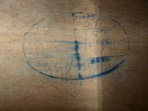 ANTIQUE OAK BUREAU BOOKCASE BY CWS C1920 - ADDITIONAL PHOTO 8