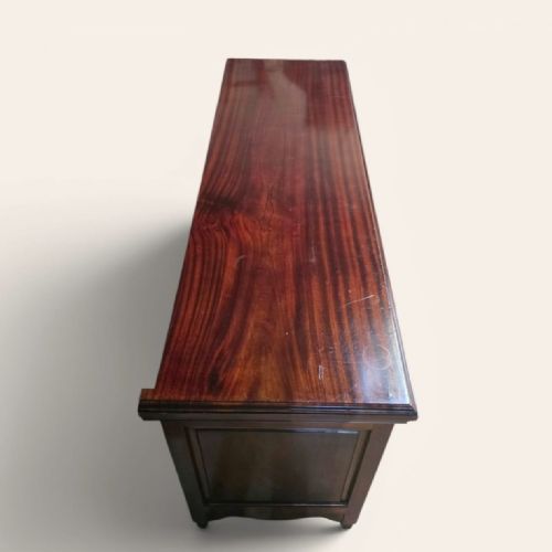 ANTIQUE SOLID MAHOGANY SIDEBOARD M D MILLER SONS NOTTINGHAM C1920 - ADDITIONAL PHOTO 3