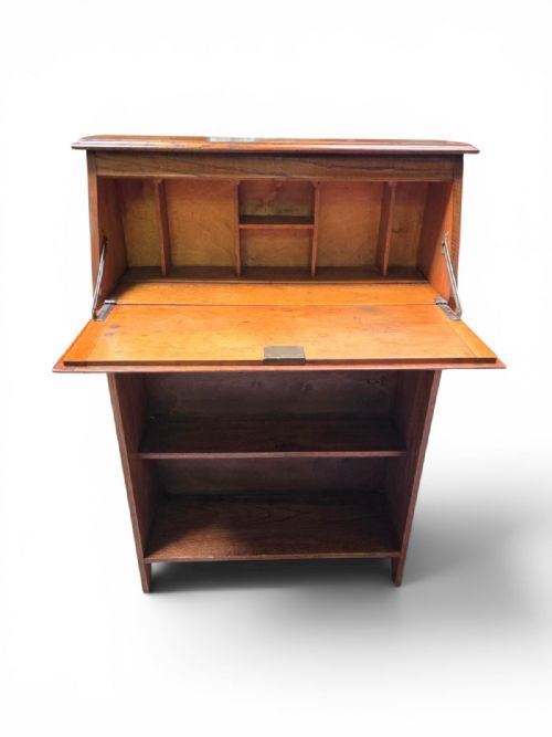 ANTIQUE BUREAU OAK WOOD C1930 - ADDITIONAL PHOTO 8
