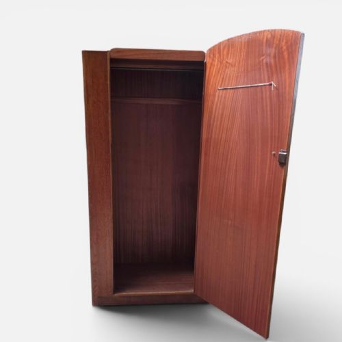 VINTAGE ART DECO WODDEN WARDROBE C1930 - ADDITIONAL PHOTO 4
