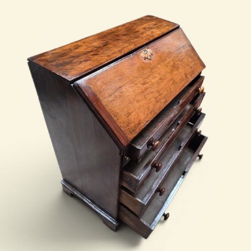 ANTIQUE VICTORIAN STYLE OAK BUREAU DESK C1860 - ADDITIONAL PHOTO 10