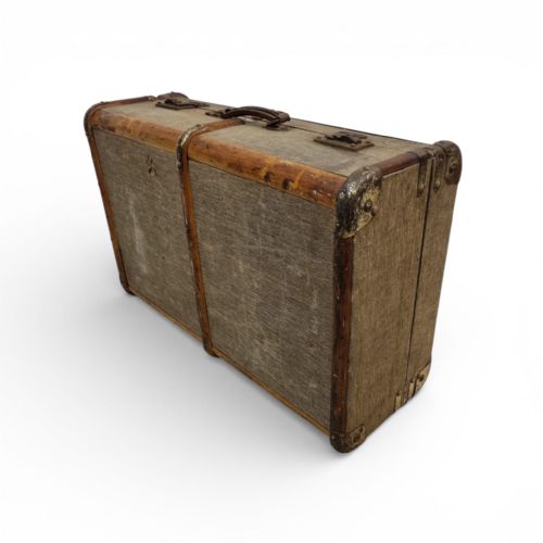Vintage British Everwear Travel Trunk / Original British Made  C1930