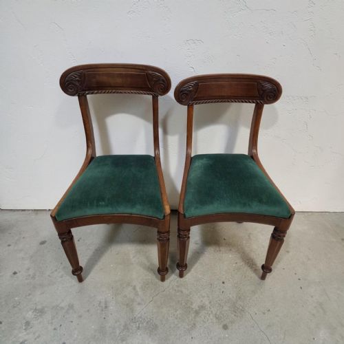 Antique Regency Dining Chairs   c1820