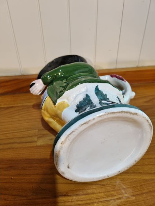 fig 1. A LARGE 19TH C SCOTTISH TOBY JUG OF THE SNUFFTAKER IN CLASSIC SCOTTISH COLOURS