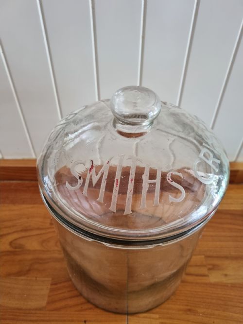 A Large Smiths Crisps Shop Retail Jar