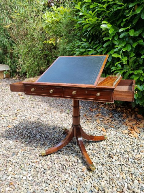 Georgian Small  Mahogany Architect,s Table  with Drawers 
