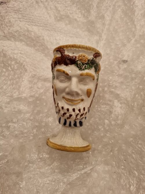 Late 18c "Bacchus"  Staffordshire Frog Jug