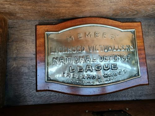 Unusual Early 20thc  Brass Pub Sign ,Yorkshire