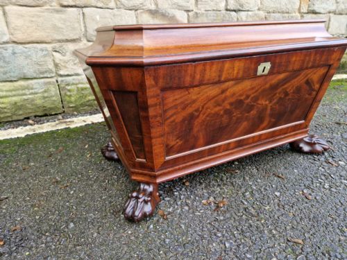 Good Georgian Mahogany Wine Cooler in the Manner of Gillows