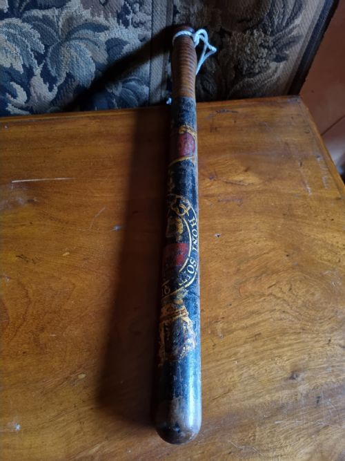 An Early 19thc Treen Police Truncheon