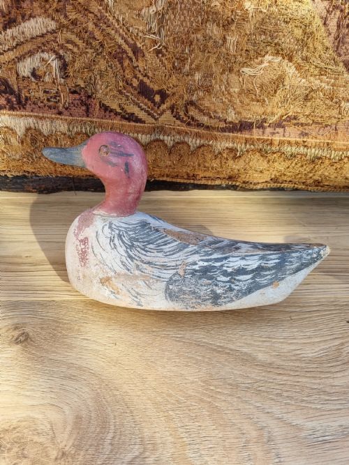 Antique Wooden Painted Decoy Duck