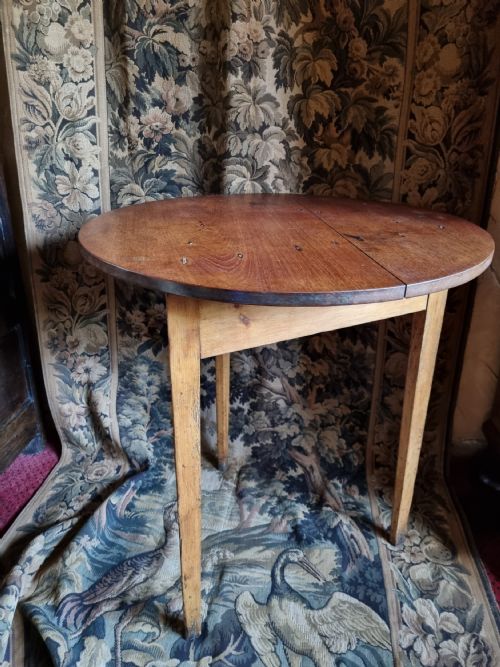 A 19thc Oak and Pine Welsh Cricket Table