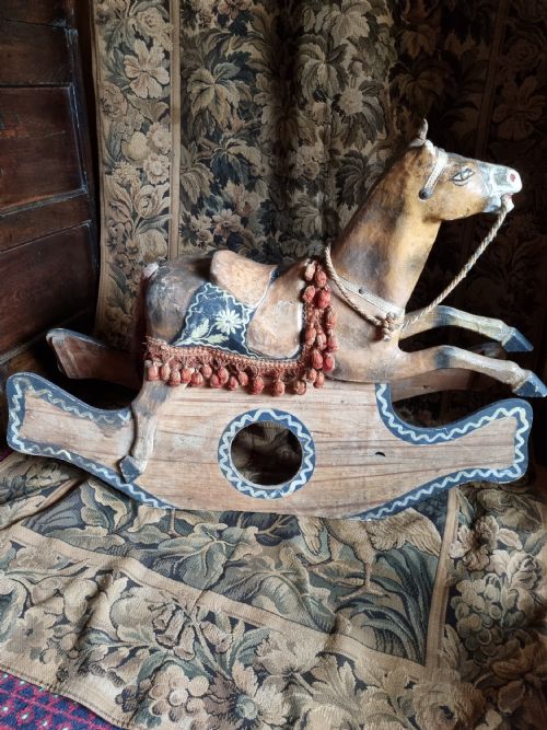 19thc Decorated Carousel Horse No4  .
