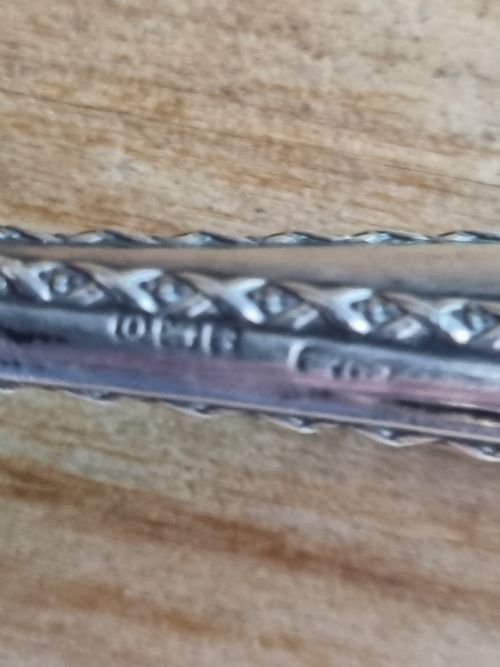 fig 1. GOOD SILVER HANDLED YEW WOOD DARNING EGG