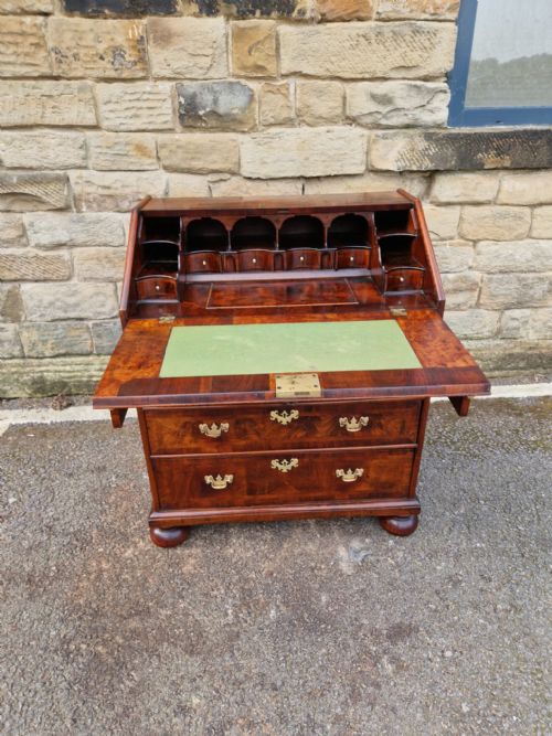 Small Early Georgian Walnut Bureau C1720