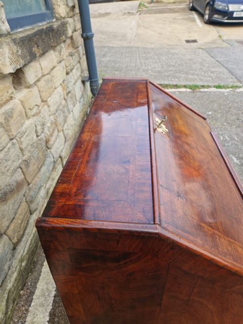 fig 2. SMALL EARLY GEORGIAN WALNUT BUREAU C1720