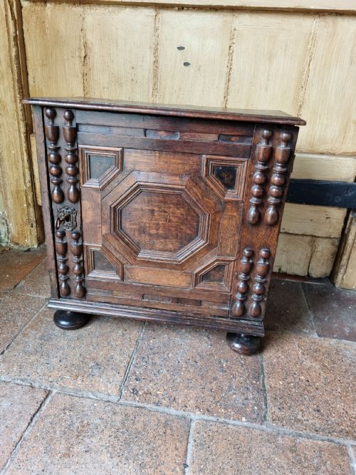 17thc  Oak Spice Cupoard with Interior Drawers C1660