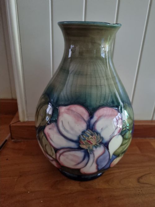 A Large Perfect Signed Moorcroft 
 Floral Vase