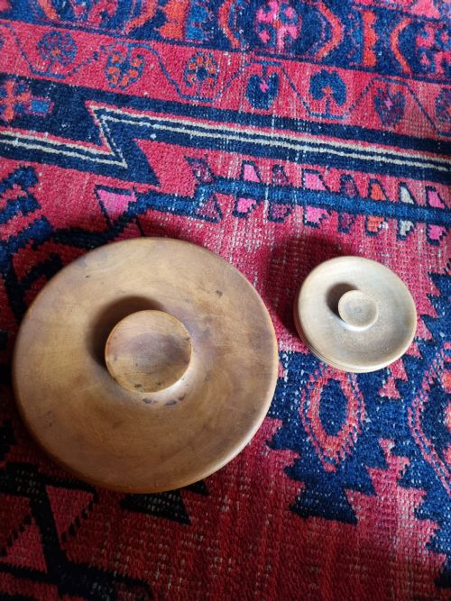 fig 2. SET OF 6 19THC NAMED KITCHEN STONEWARE KITCHEN JARS