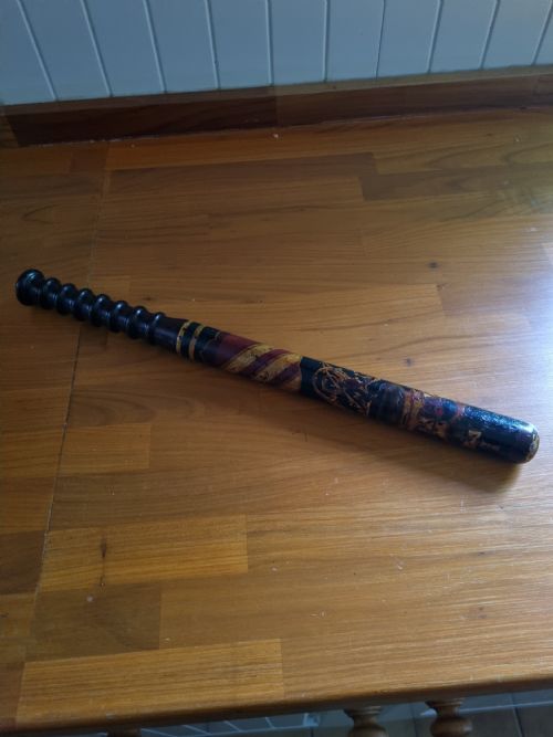 19thc Decorated Police Truncheon