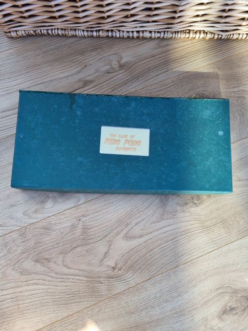 RARE PAIR OF BOXED PING PONG TABLE TENNIS BATS IN BOX - ADDITIONAL PHOTO 2