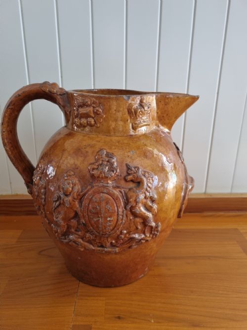 Scarce L18thc/e19thc Massive Stoneware Jug (Patent)
