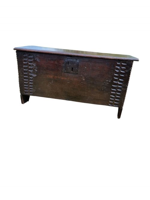 EARLY 17THC WEST COUNTRY OAK COFFER C1610 - ADDITIONAL PHOTO 4