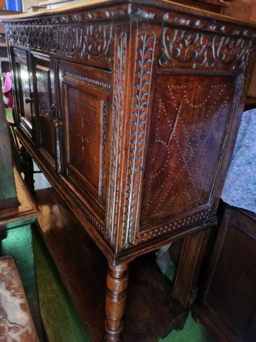 17THCENTURY OAK LANCASHIRE BUFFET CUPBOARD - ADDITIONAL PHOTO 7