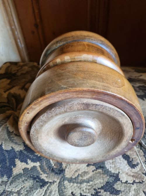 ANTIQUE 19THC LARGE SYCAMORE STRING HOLDER - ADDITIONAL PHOTO 4