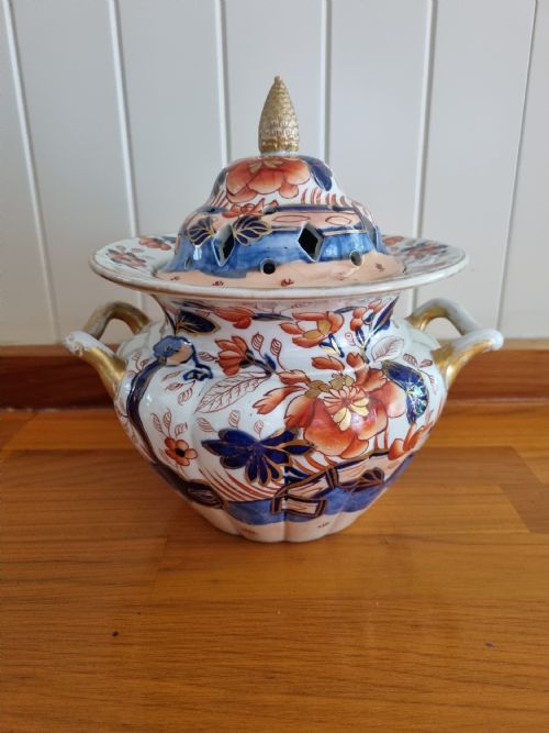 Masons Ironstone Pot Pourri Vase
