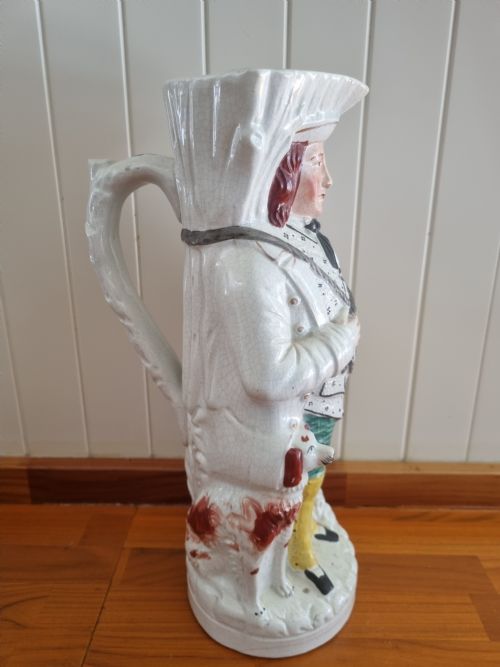 fig 1. MASSIVE 19THC STAFFORDSHIRE TOBY JUG