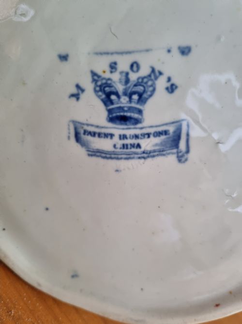fig 1. LARGE 19THC MASON,S IRONSTONE MUG