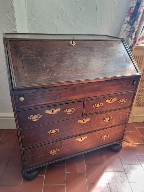 LATE 17THC OAK BUREAU SMALL - ADDITIONAL PHOTO 6