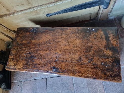 SCARCE ORIGINAL MID 17THC ITALIAN CEDARWOOD COFFER - ADDITIONAL PHOTO 4