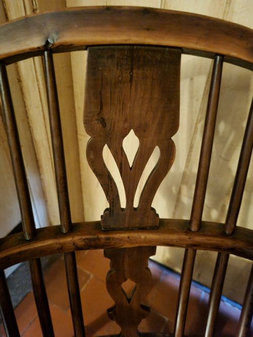 ANTIQUE 19THC YEW WOOD WINDSOR ARMCHAIR - ADDITIONAL PHOTO 3