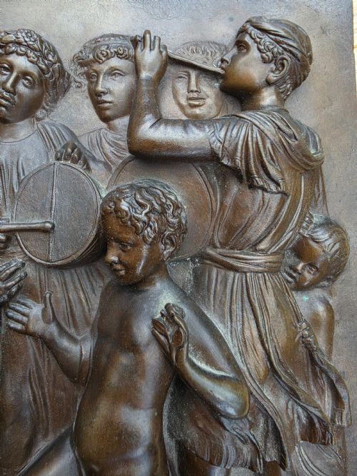 F BARBEDIENNE BRONZE PLAQUE - ADDITIONAL PHOTO 6