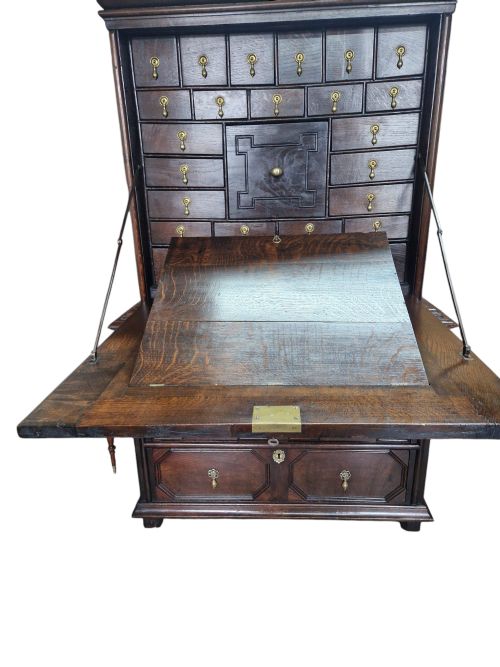 L17thc Small English Oak Escritoire  C1690
