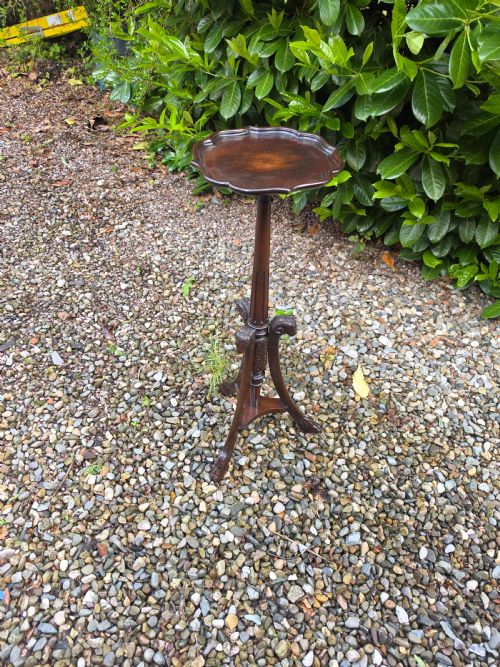 A Superb "Rams Head" Mahogany Tall Stand