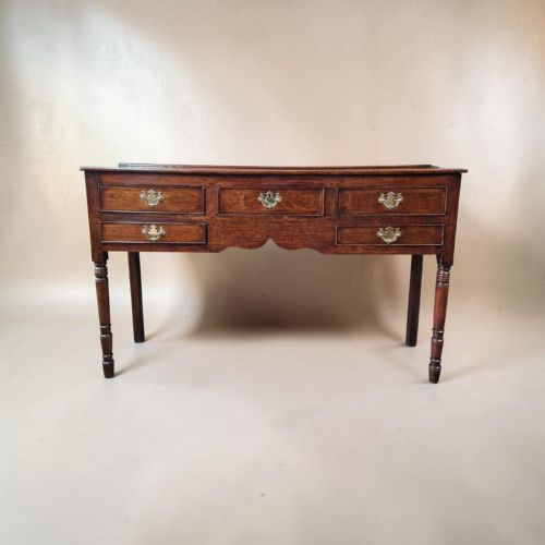 ANTIQUE SMALL L18THE19THC OAK DRESSER BASE - ADDITIONAL PHOTO 6