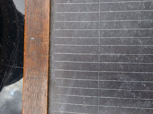 ANTIQUE WELSH 19THC SLATE CHILDS SCHOOL BOARD - ADDITIONAL PHOTO 4