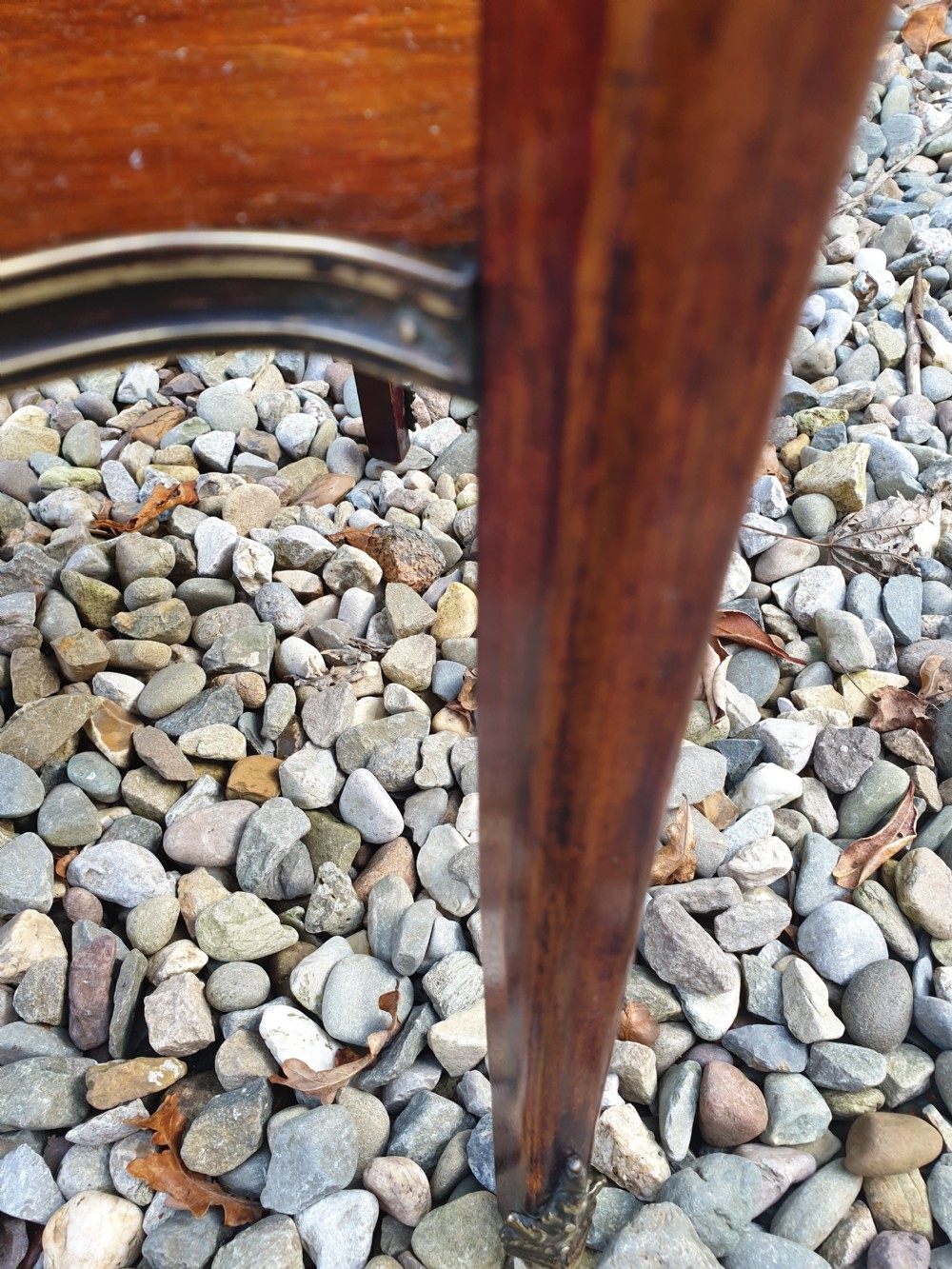 A 19thc FRENCH MAHOGANY SMALL,MARBLE AND ORMULU MOUNTED OCCASIONAL TABLE . View IV