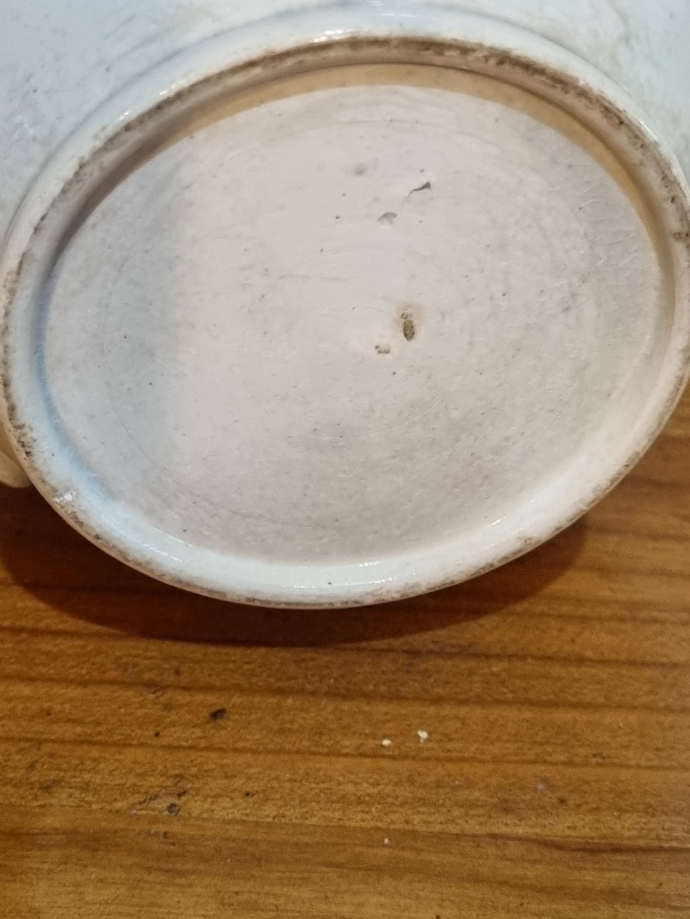 GOOD LATE18THC/E19THC PEARLWARE FARMER,S JUG  YORKSHIRE. View IV