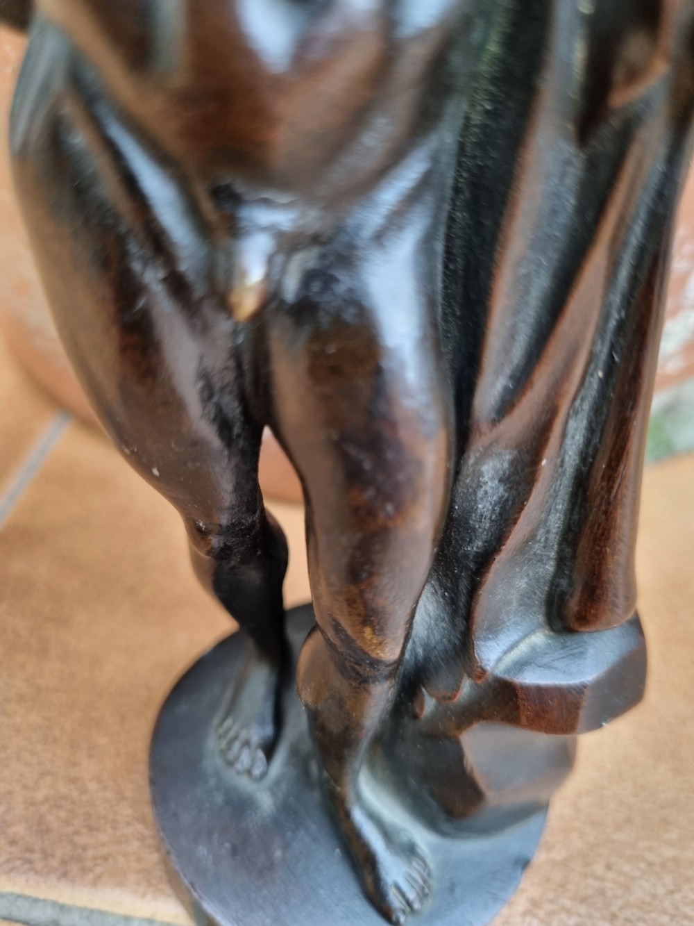 18THC ITALIAN BRONZE OF  HERCULES.AND THE LION SKIN SUPERB PATINA View VII