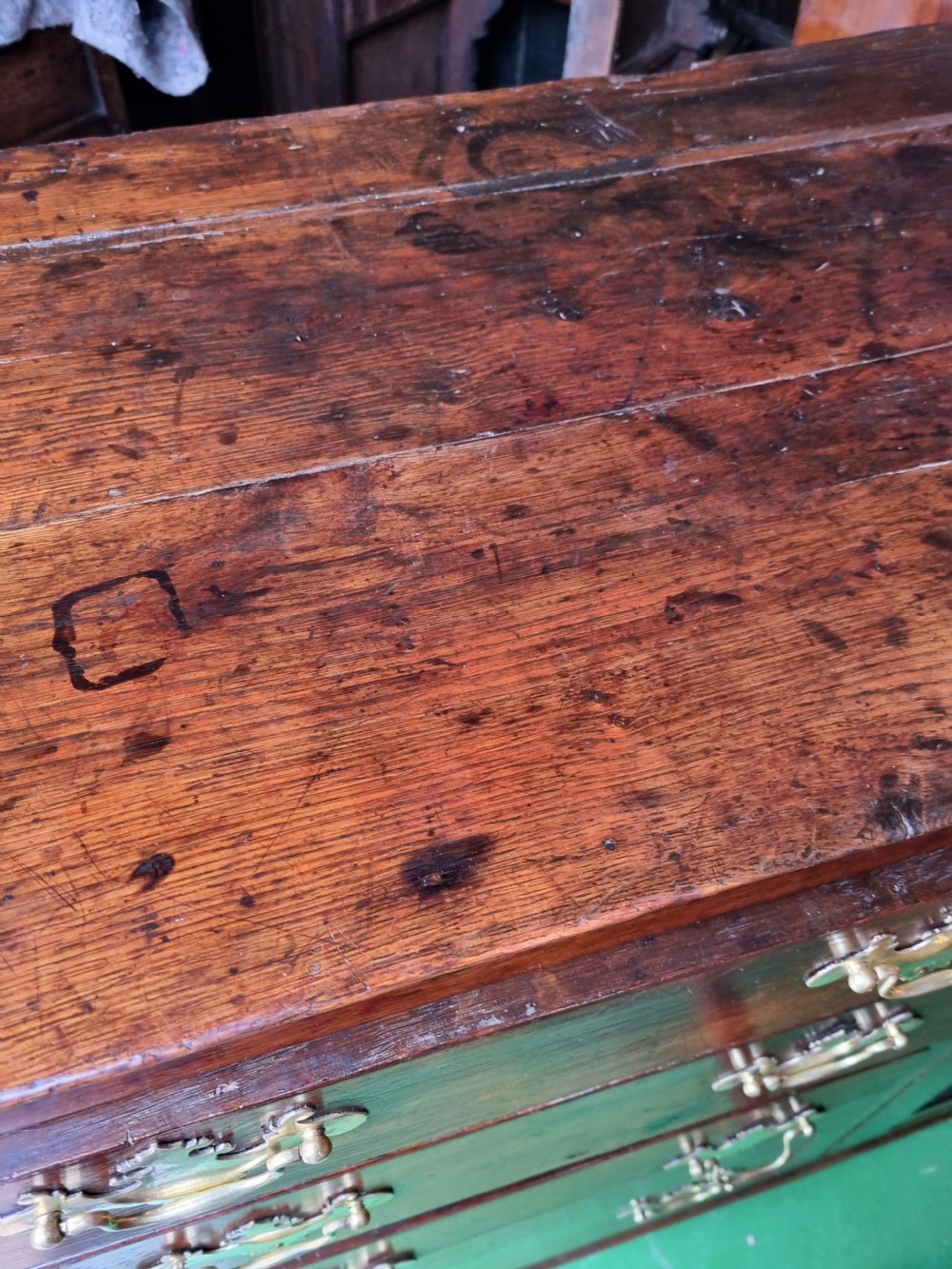 GEORGIAN WELSH OAK CUPBOARD DRESSER BASE FROM NORTH WALES View III