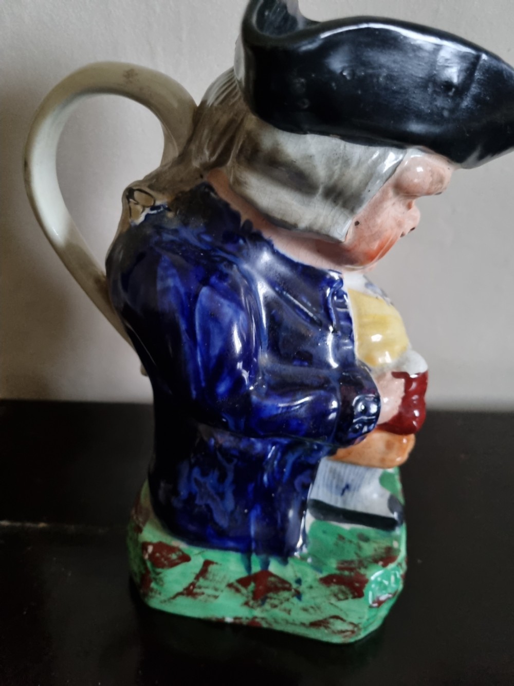 A LARGE 19THC STAFFORDSHIRE TOBY JUG  View IV