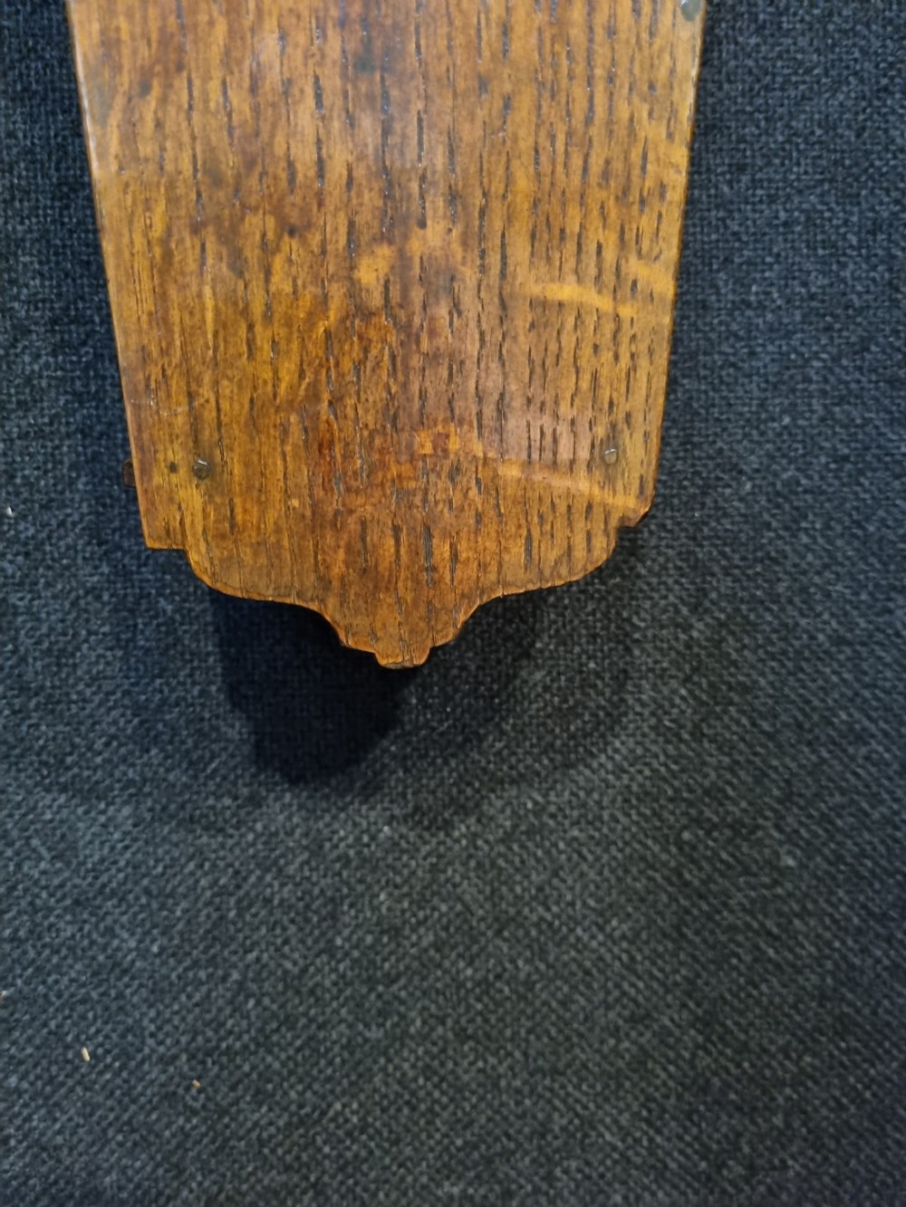 CHARMING 18THC OAK CANDLE BOX WALL HANGING View III