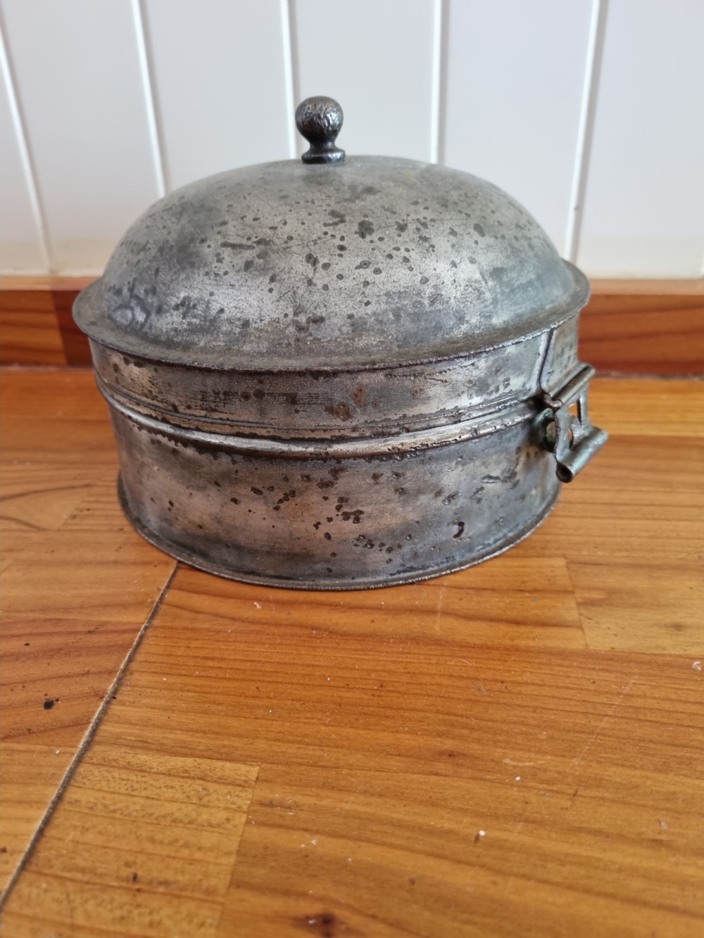 GEORGIAN METAL SPICE BOX COMPLETE WITH NUTMEG GRATER View IV