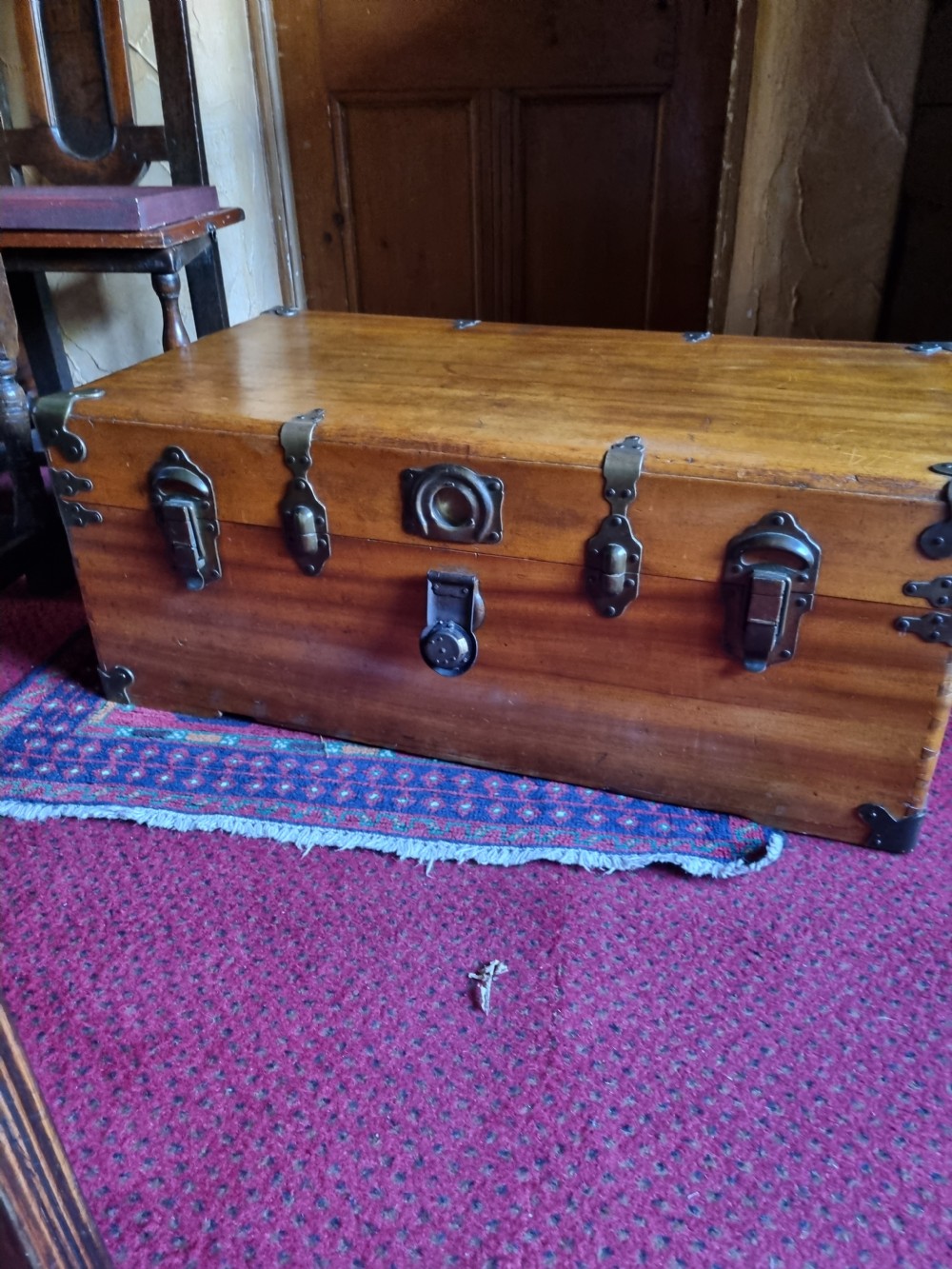 ANGLO CHINESE CAMPHORWOOD MILITARY TRUNK /CHEST View IV