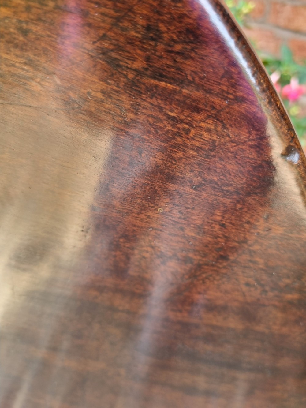 GEORGIAN BIRDCAGE MAHOGANY ONE PIECE TRIPOD TABLE
 View IV